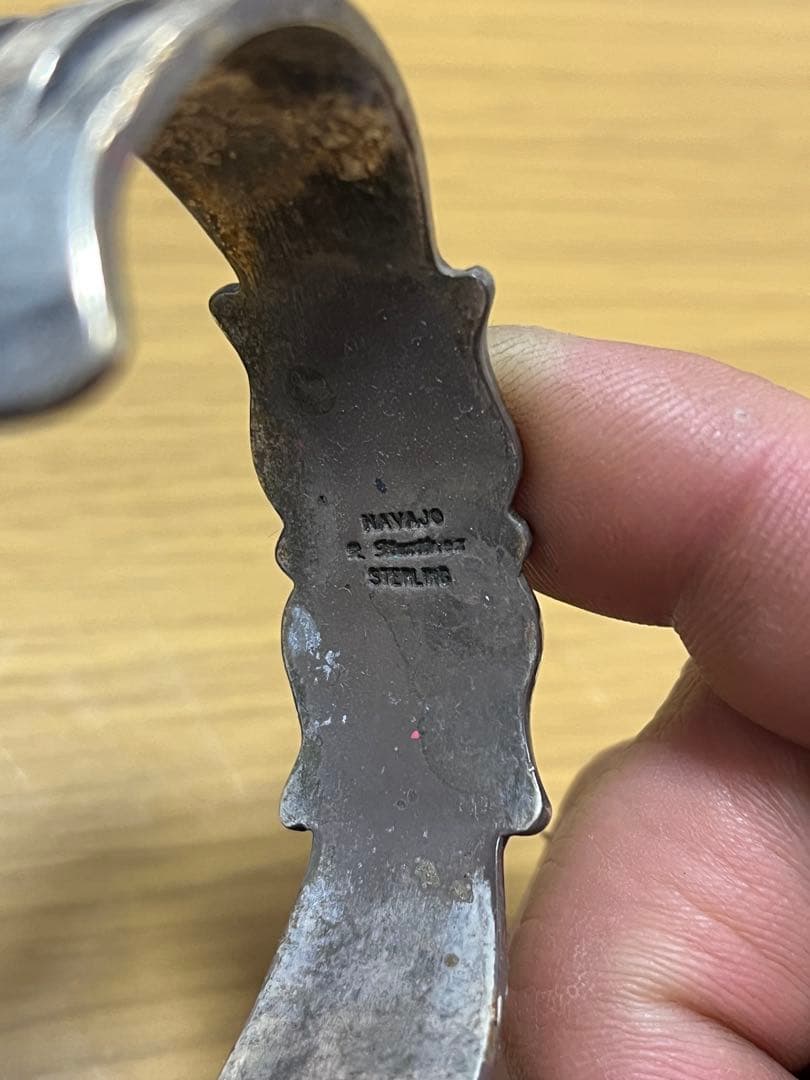 ナバホスタイル シルバー バングル ターコイズ