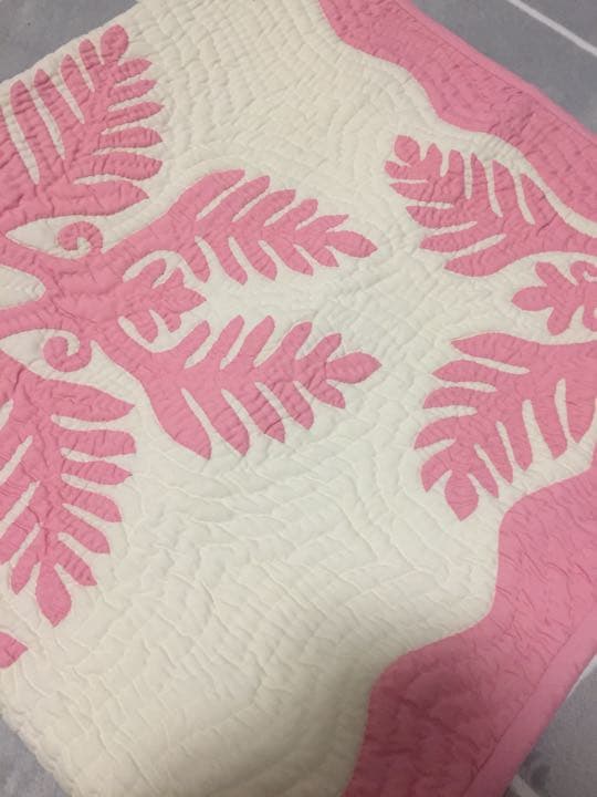 未使用 ハンドメイド ハワイアンタペストリー ソファーカバー