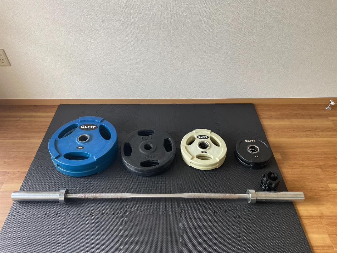 GLIFT バーベル（シャフト＋ウエイト）10kg BULLプレート