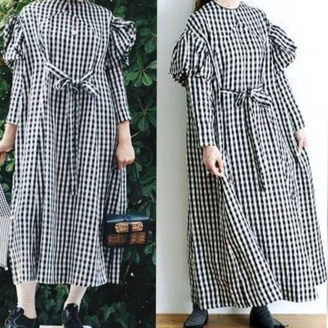 最終値下げꕤ ドゥーブルメゾンパフロングワンピース レア( 美品) ꕤ