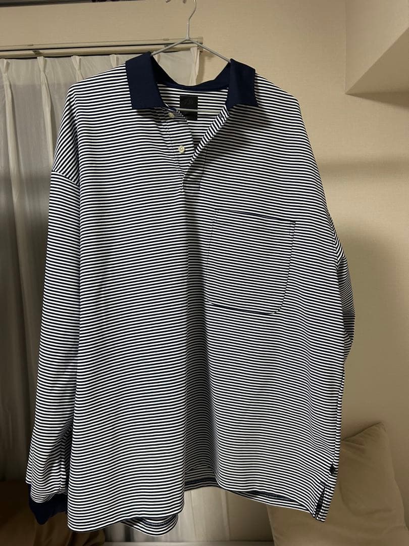 Daiwa pier39 ストライプポロシャツ