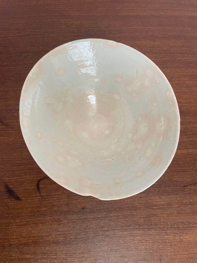 辻村史朗　作　白磁茶碗