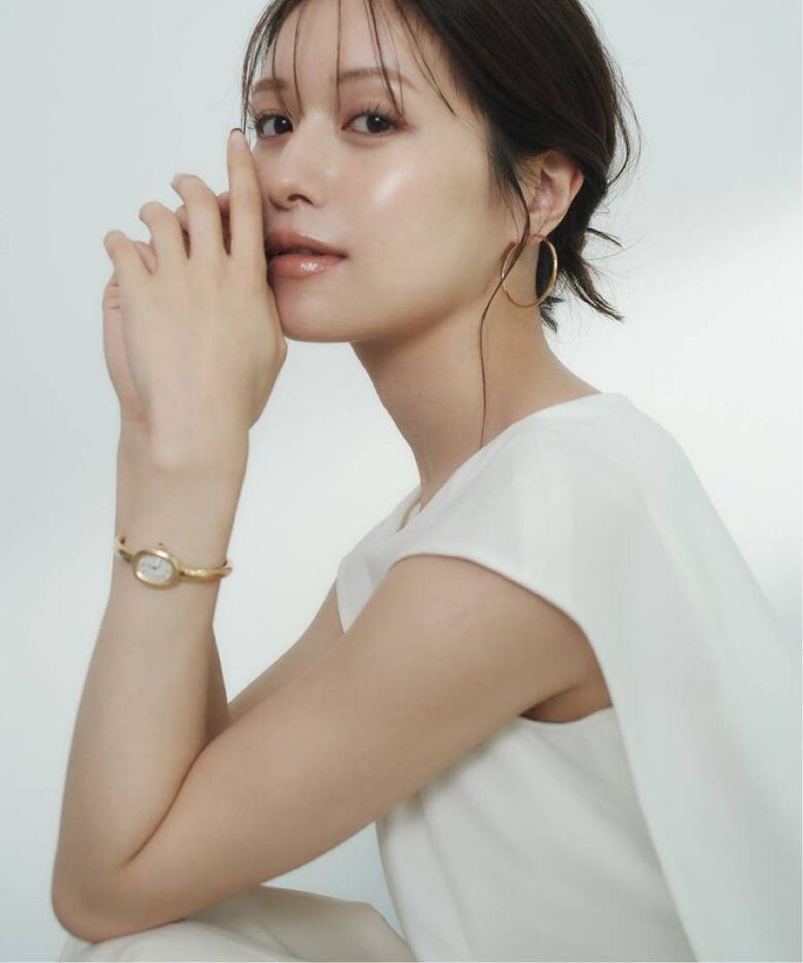 【NOBLE×L’AUBE BLANC】バルーンケープブラウス