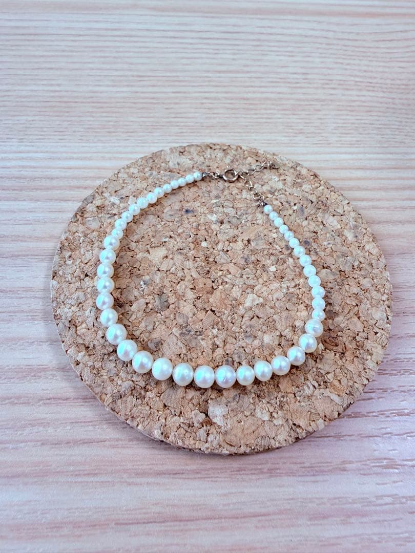 【最終価格】agate パールブレスレット