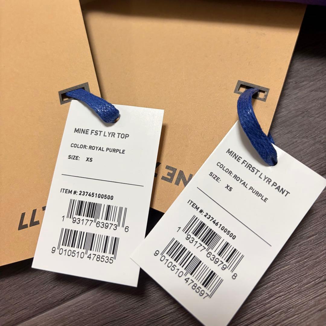 Burton MINE77 First Layer トップス&パンツ サイズXS