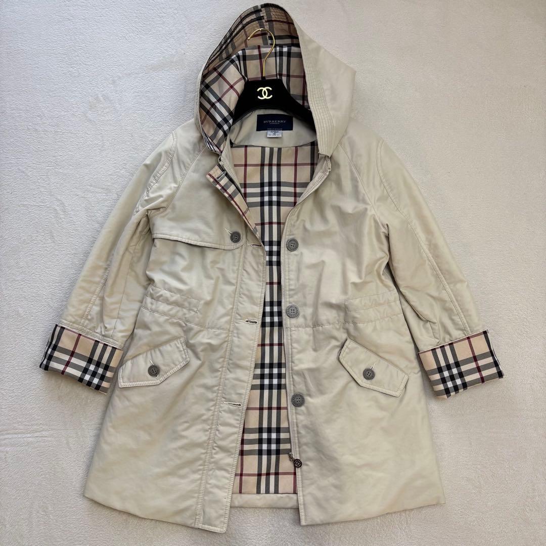 【希少✨ドローコードあり】バーバリーロンドン ノバチェック フード ジャケット
