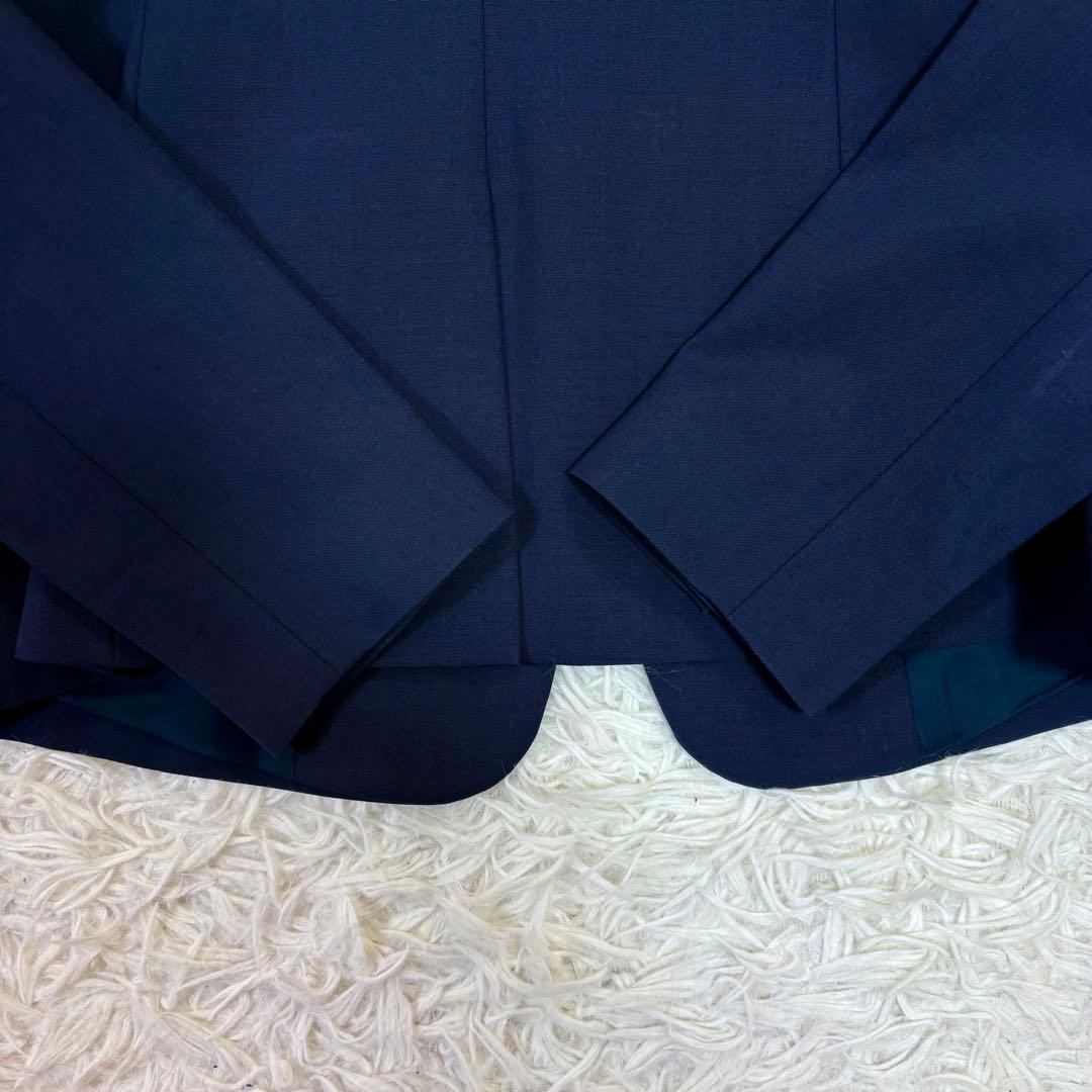 極美品 Theory セットアップ パンツスーツ MS相当 ネイビー １つボタン