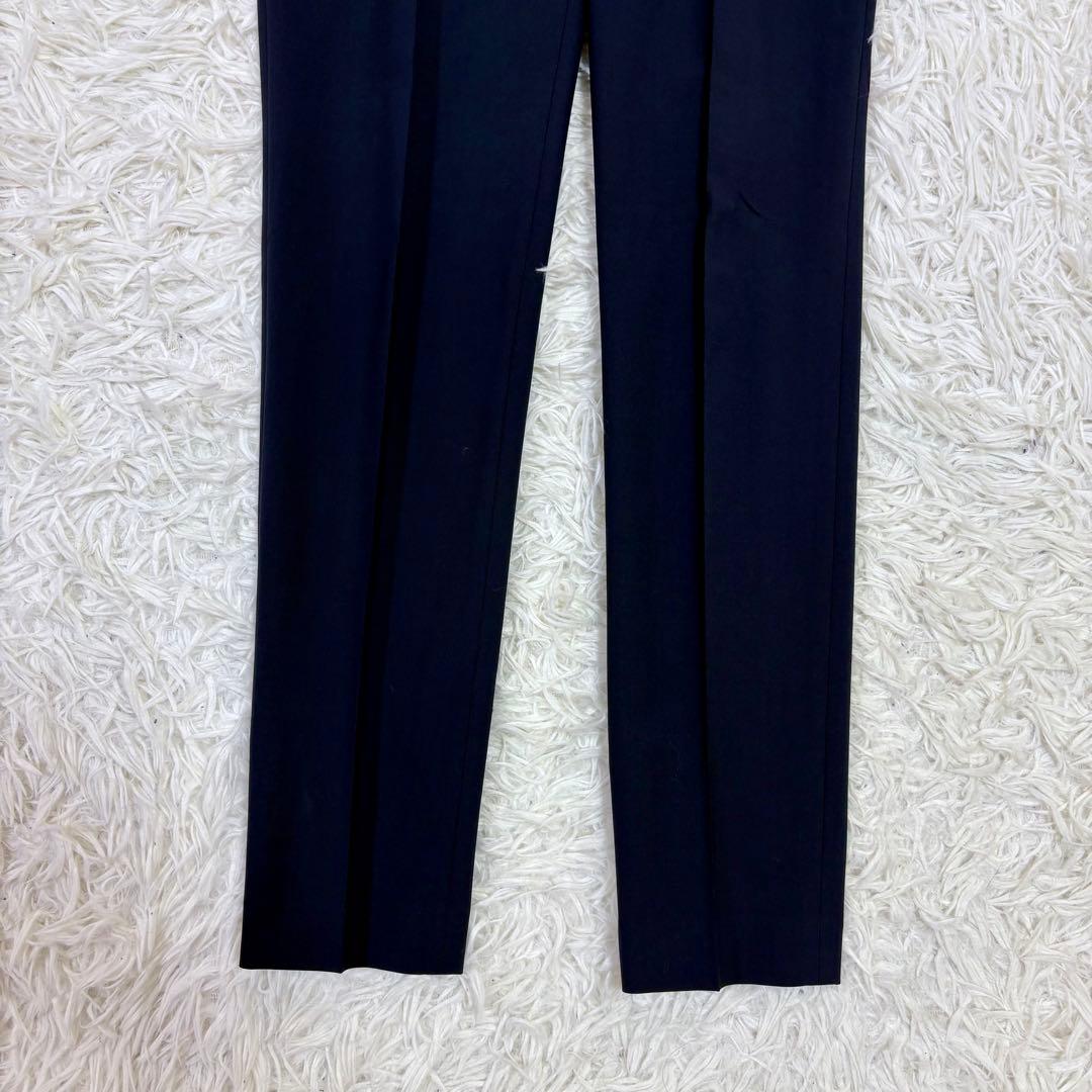 極美品 Theory セットアップ パンツスーツ MS相当 ネイビー １つボタン