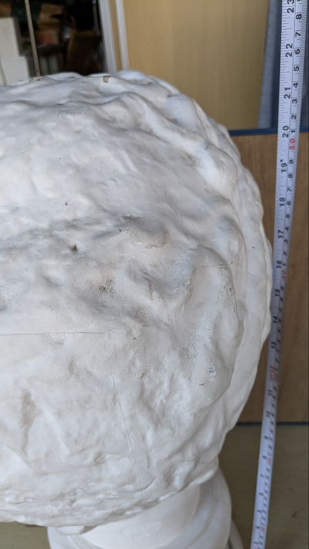 古典的プラスター彫刻の頭像　パルテノン首像　中古品