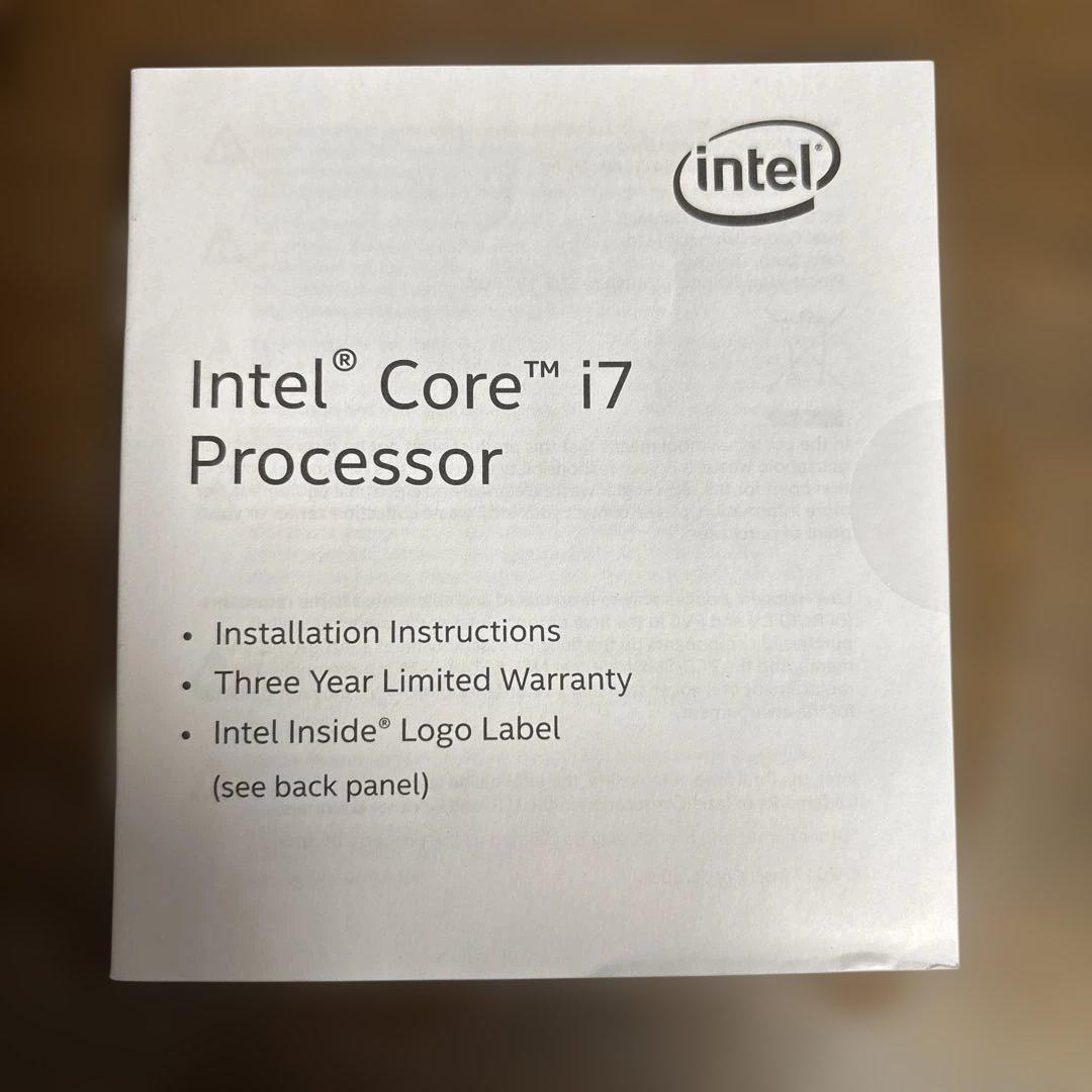 【ヒッグー】intel I7-8700K LGA1151(中古品)