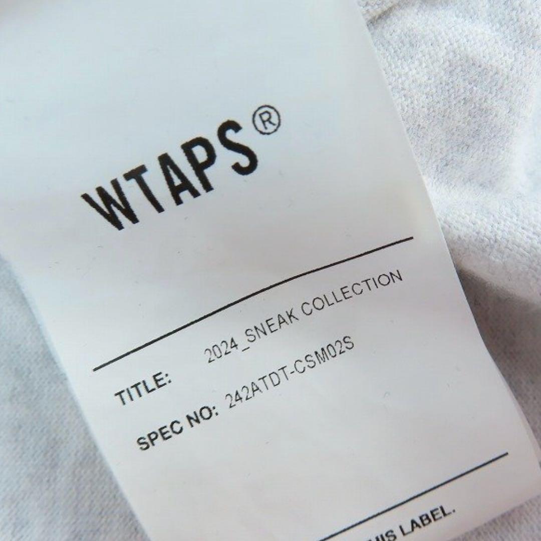【美品】WTAPS ロンT 24AW IOCA 2 ライトグレー L