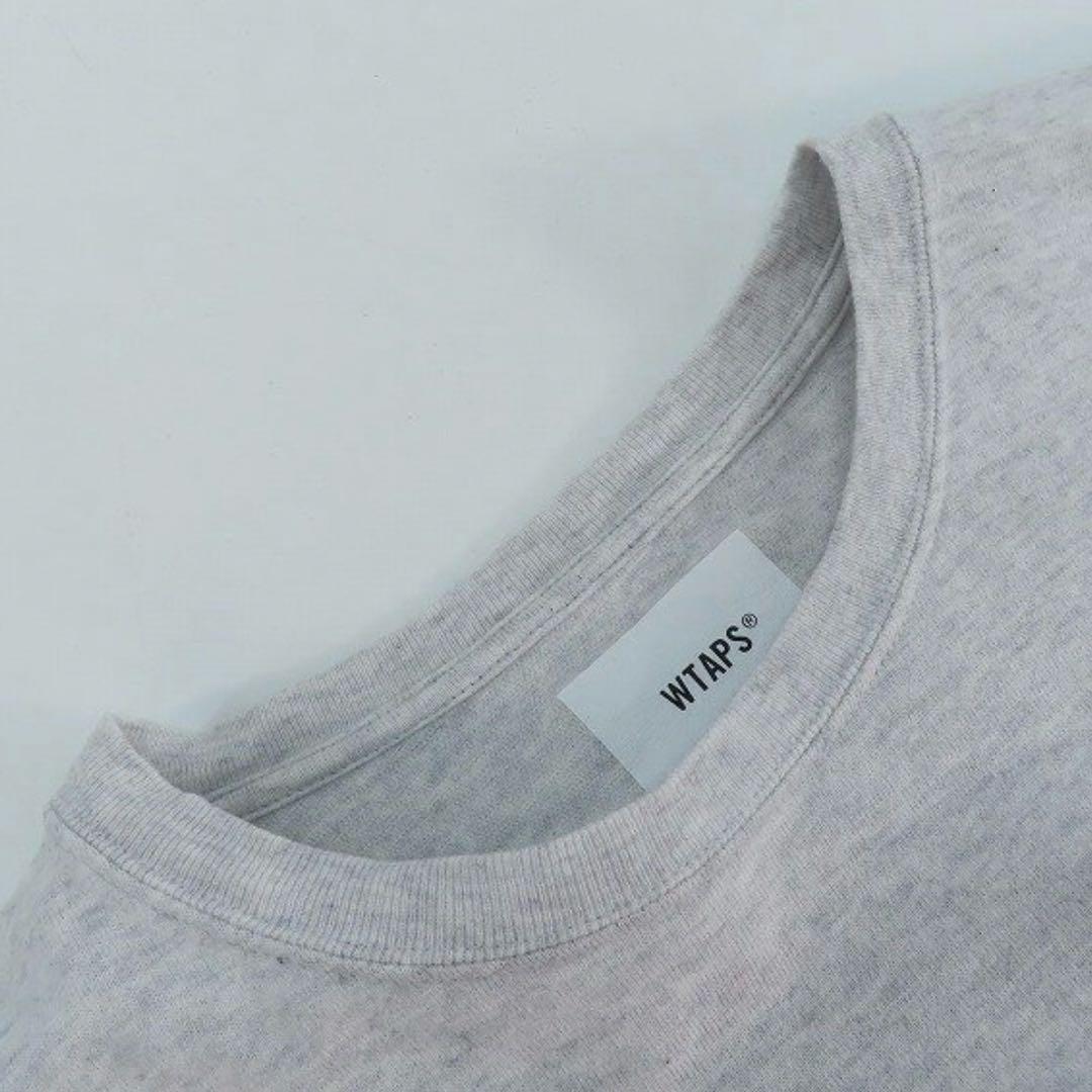 【美品】WTAPS ロンT 24AW IOCA 2 ライトグレー L