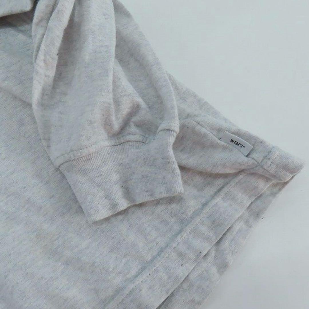 【美品】WTAPS ロンT 24AW IOCA 2 ライトグレー L