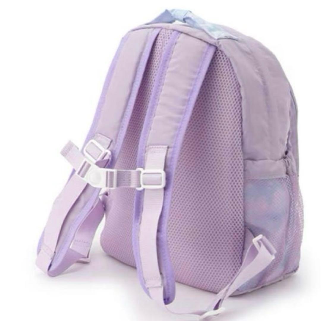 メゾピアノ シャボン玉ユニコーン柄　ナイロンリュック　中