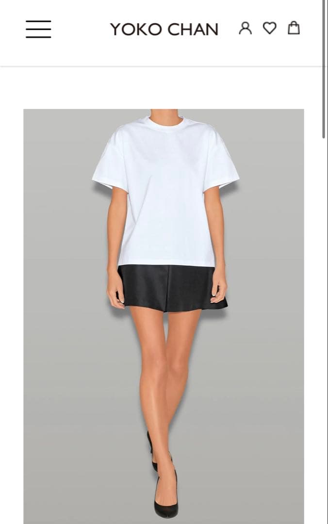 YOKO CHAN 新品未使用ブラック プリーツ キュロット Fサイズ