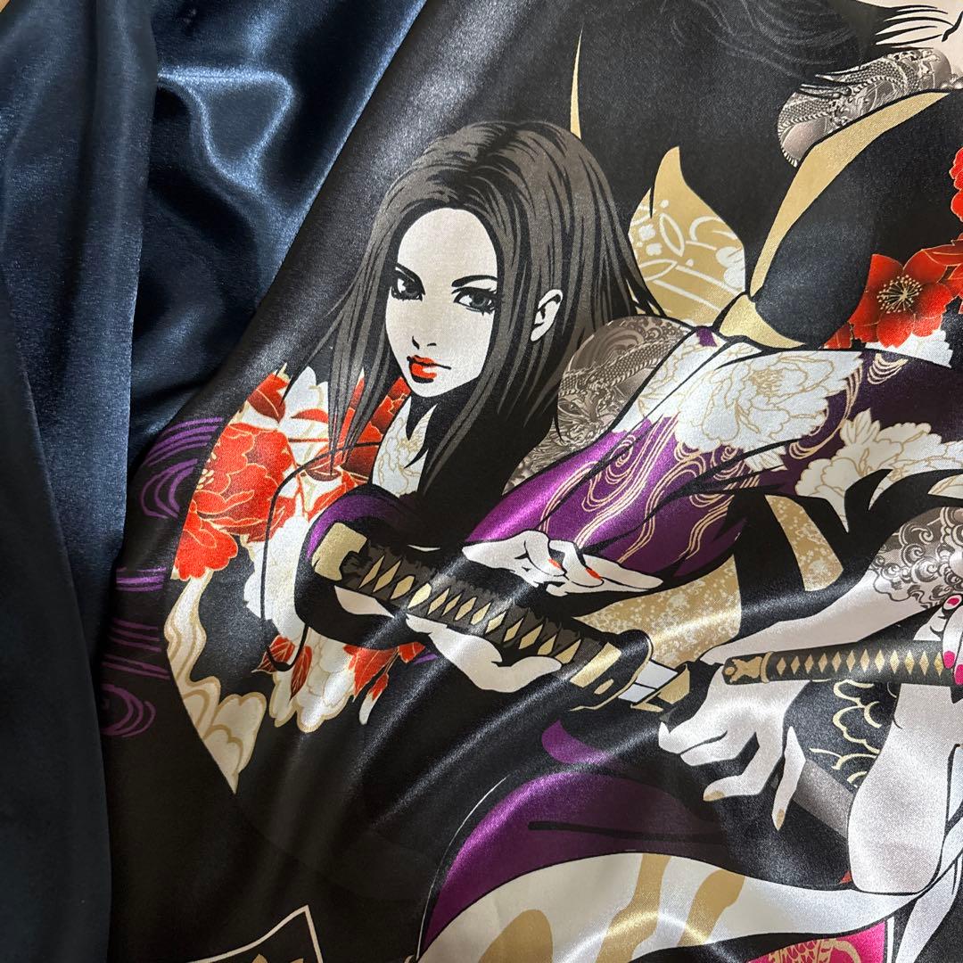 スカジャン 抜刀娘 サイズＬ タグ付き 未使用 3人娘 穂乃花 凛 葵