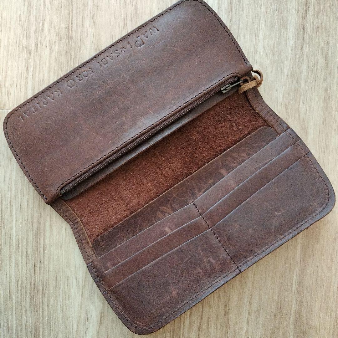 【値下げ】KAPITAL/長財布/本革