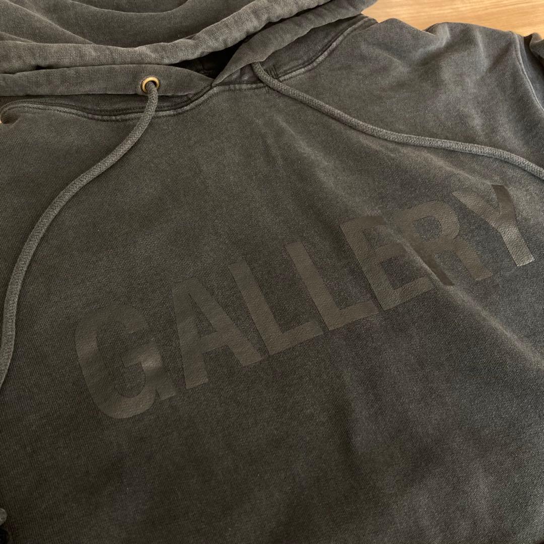 レア GALLERY DEPT 21AW FLAMES HOODIE ブラック