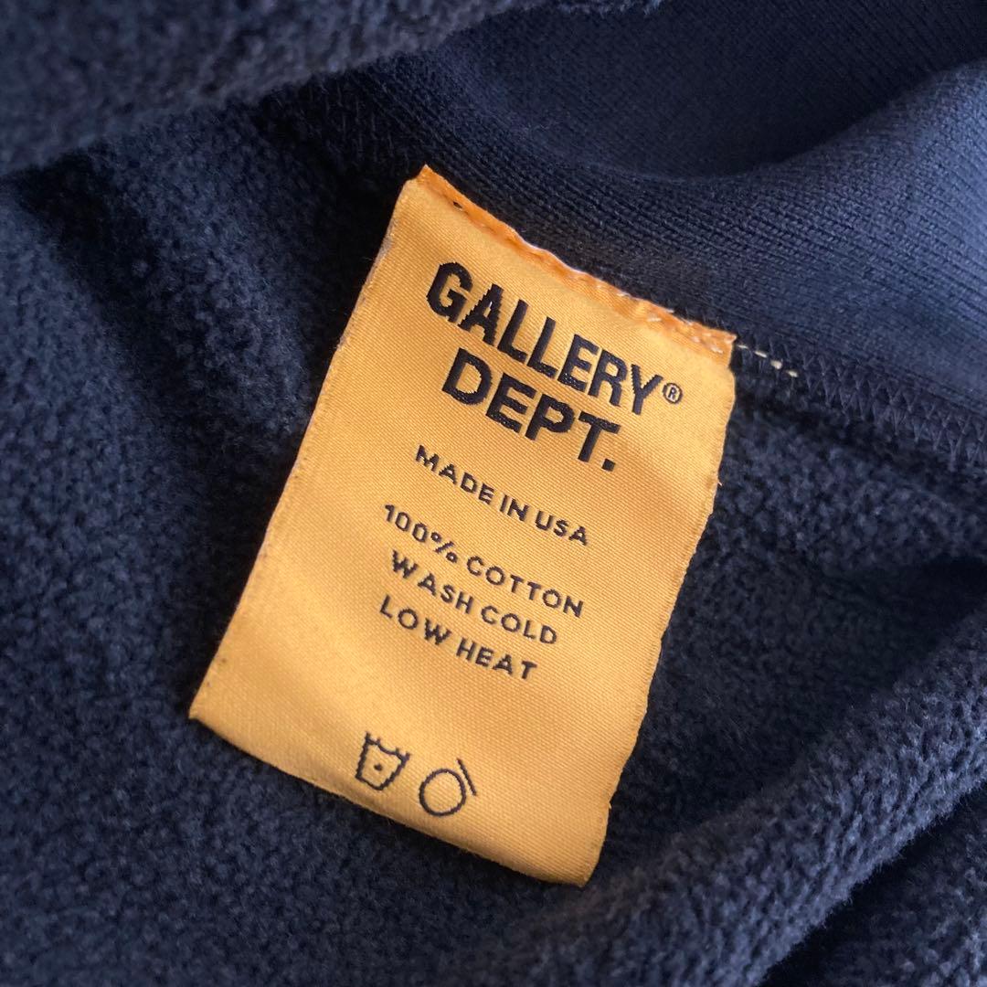 レア GALLERY DEPT 21AW FLAMES HOODIE ブラック