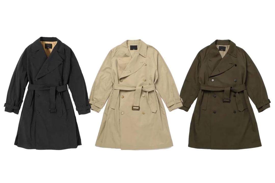 洒脱 ES:S エス トレンチコート カーキ 干場義雅 サイズ1