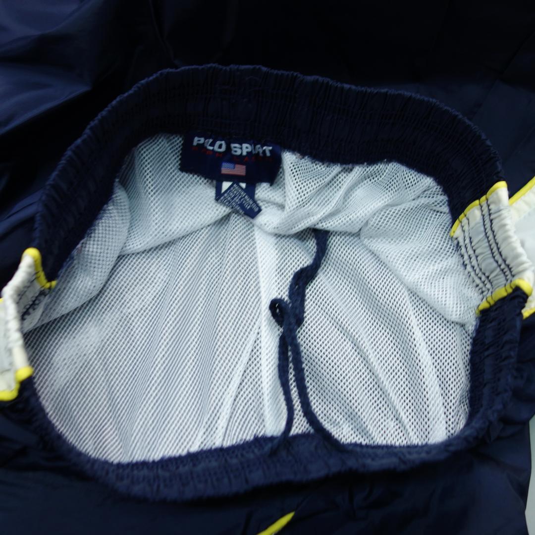 ペ*ゼ様 7898 90s ポロスポーツ ナイロン ジャージ セットアップ メン