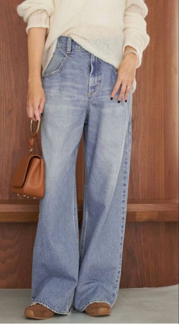 plage名品 R’IAM WIDE デニム34