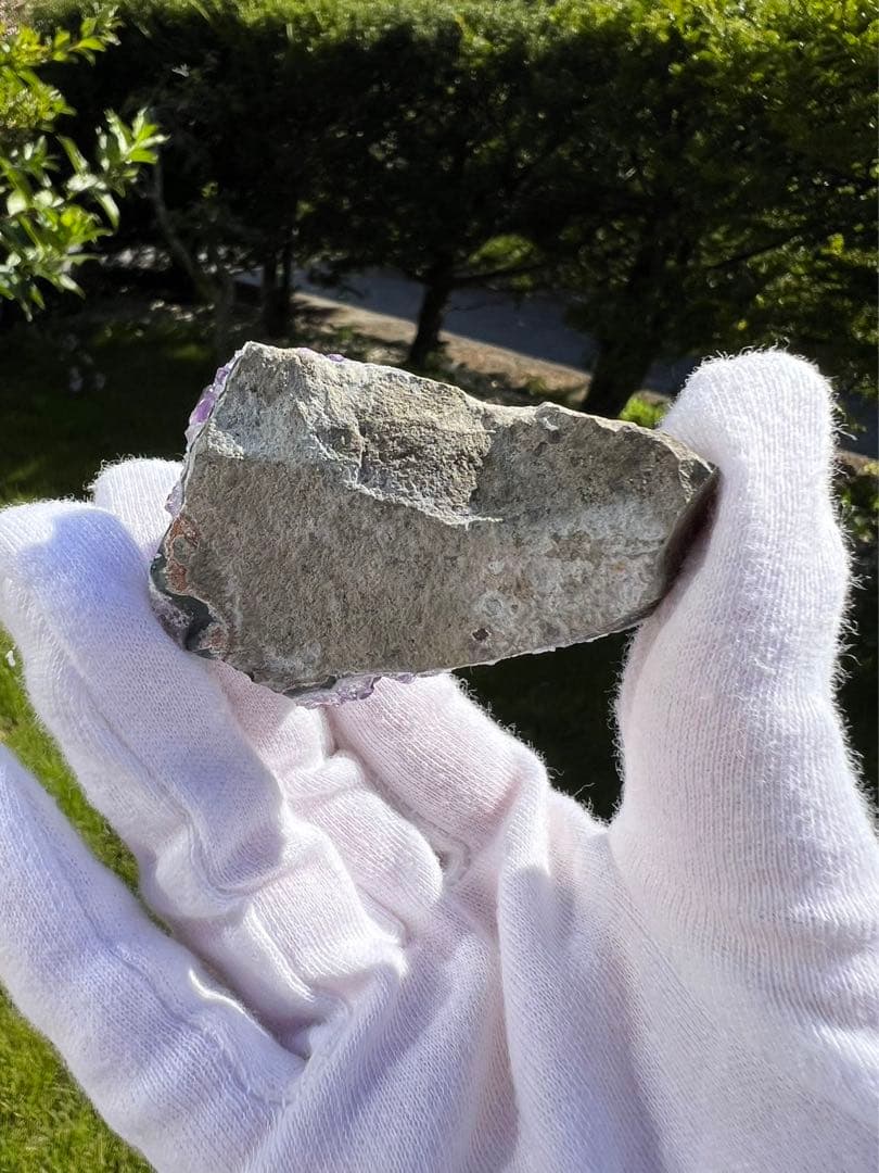 A173 フラワーアメジスト　クラスター 水晶さざれ石　3点セット