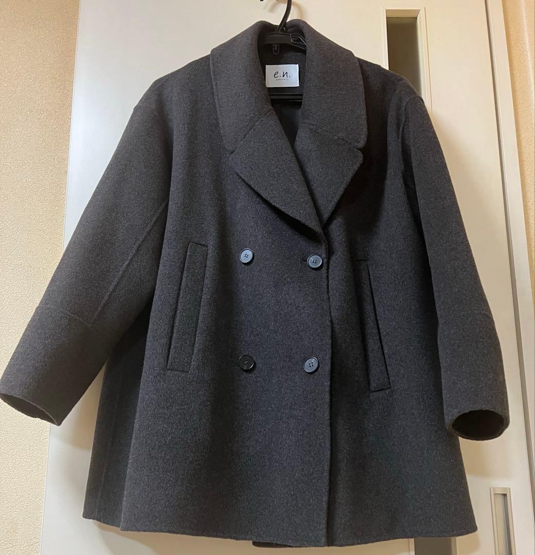 evernavy エバーネイビー ウールリバーPコート