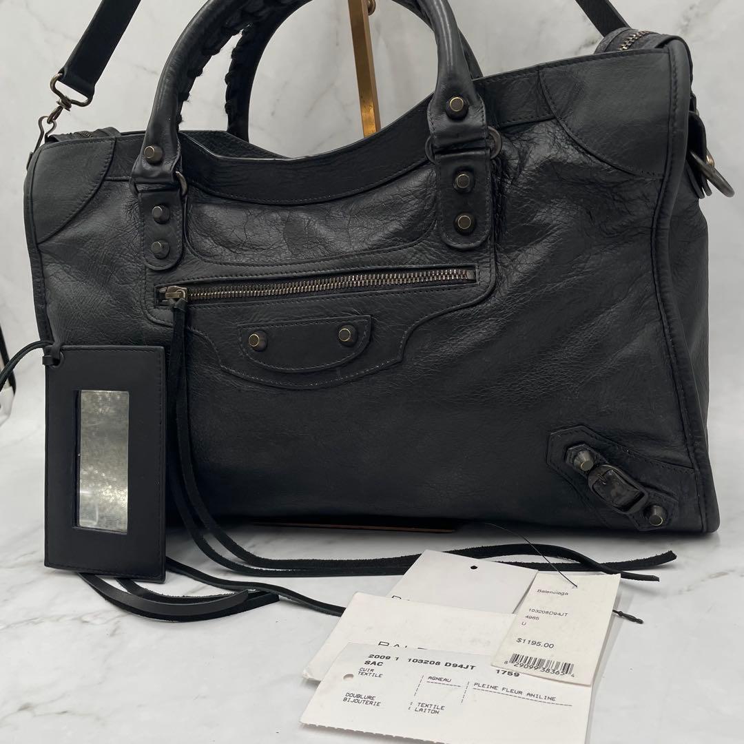 バレンシアガ クラシック シティ 2WAY ハンドバッグ 115748
