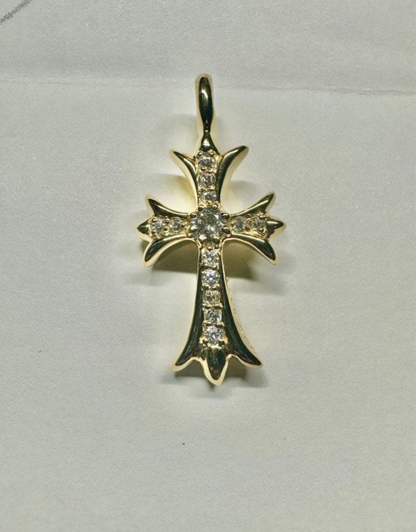 クロムハーツ　タイニーファット　チャーム　ペンダント　22k ダイヤ