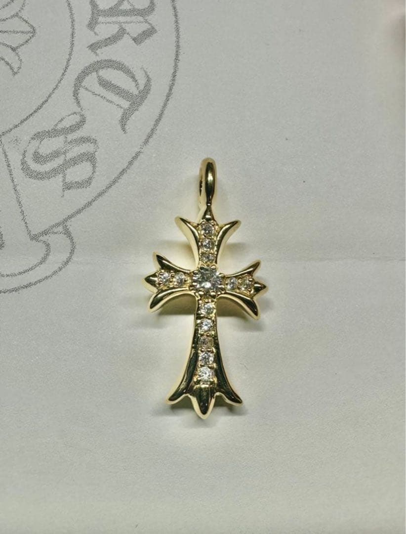 クロムハーツ　タイニーファット　チャーム　ペンダント　22k ダイヤ