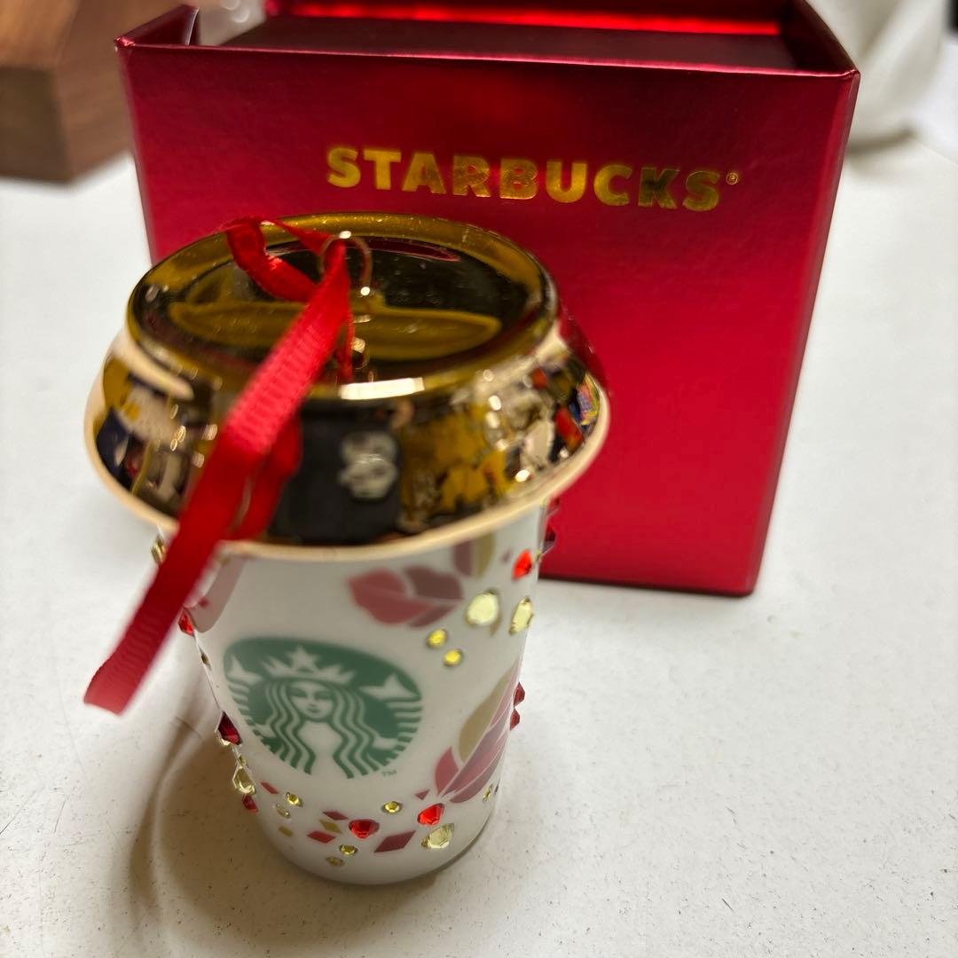 スターバックス　クリスマスオーナメント　スワロフスキー　海外限定