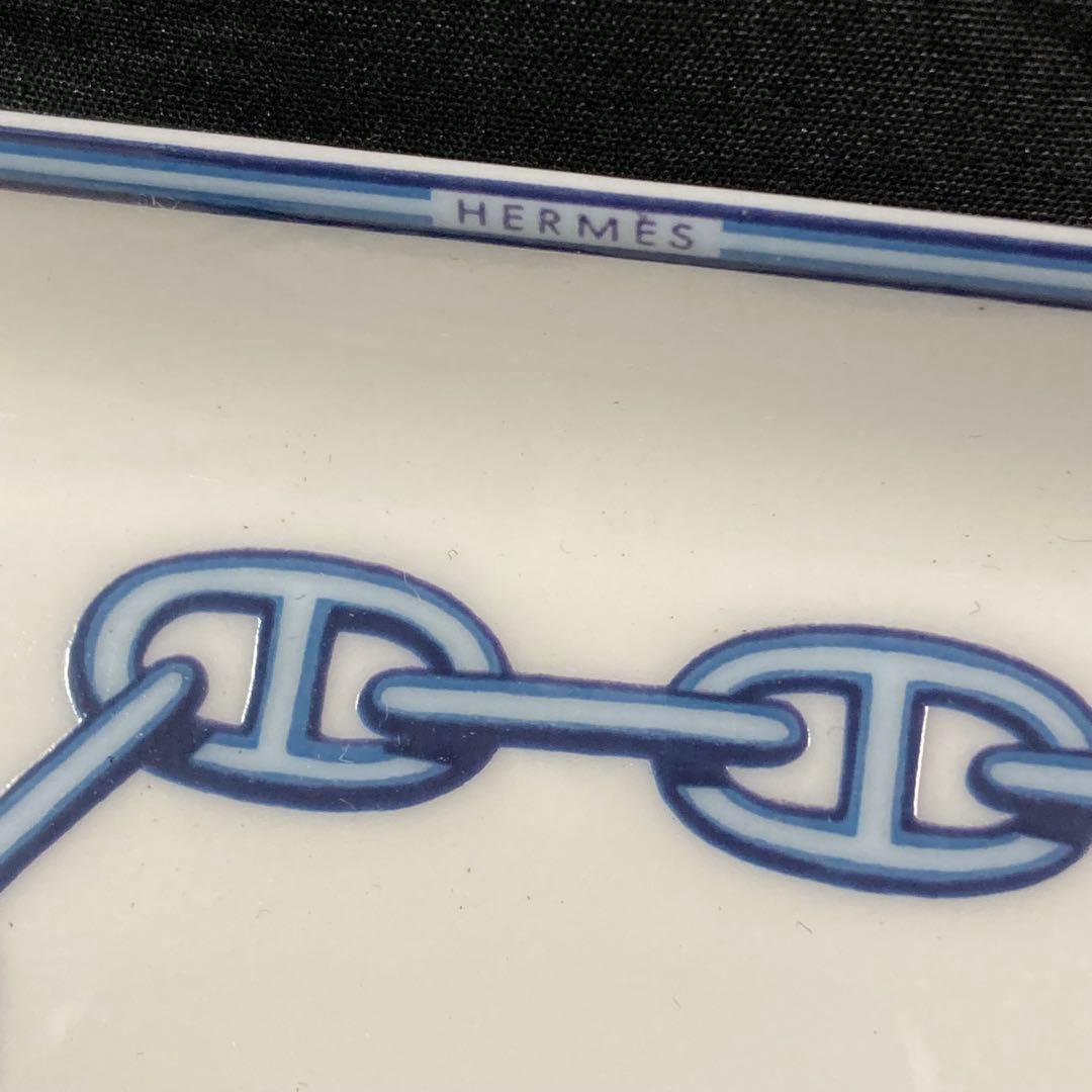 未使用品エルメスHERMESシェーヌダンクル スクエアプレート トレー 角皿食器