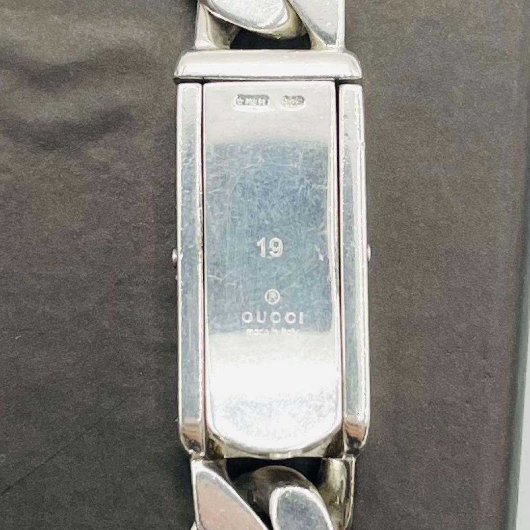 美品⭐️GUCCI ブレスレット IDプレート 喜平 シルバー925 19号