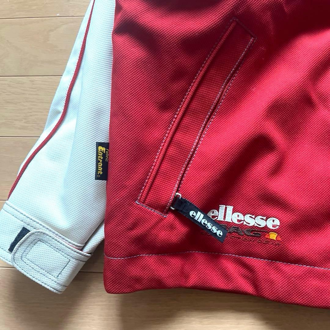ellesse スキーウェア スノボ　白　赤　ゴールドウィン