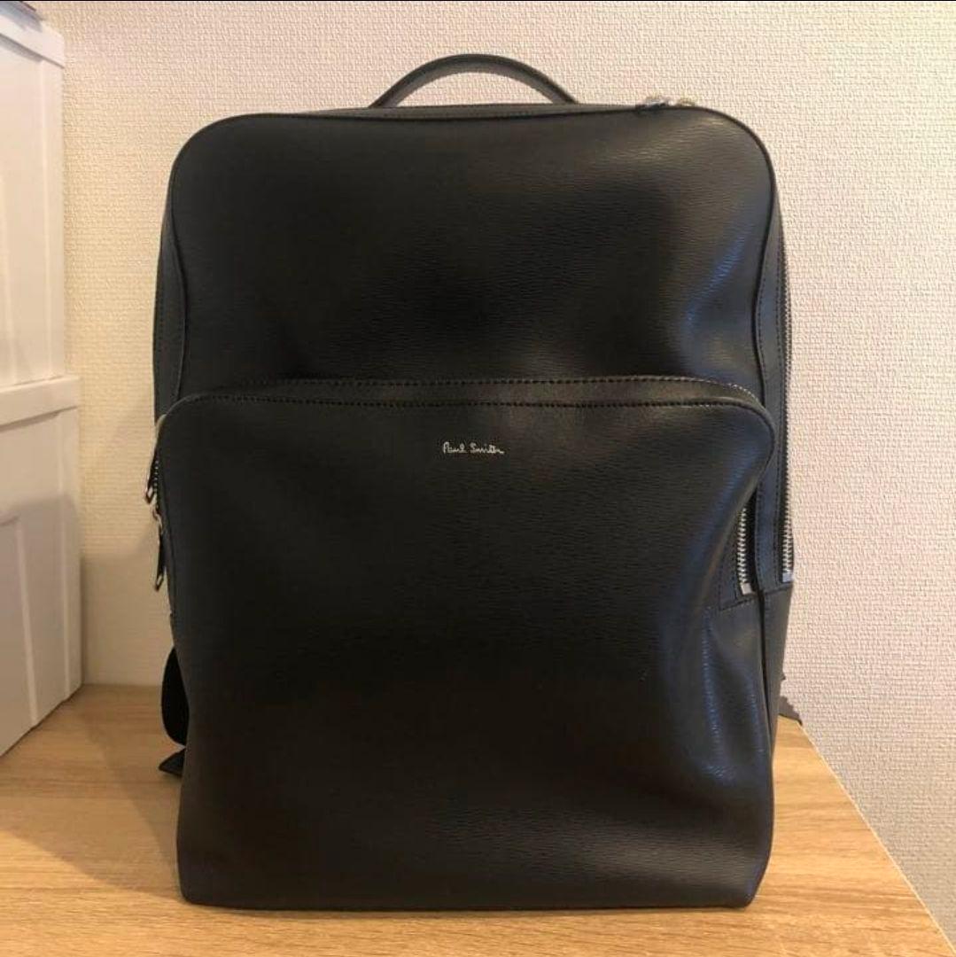 ポールスミス　レザーバック/リュック【マルチストライプハンドルスクエアリュック】