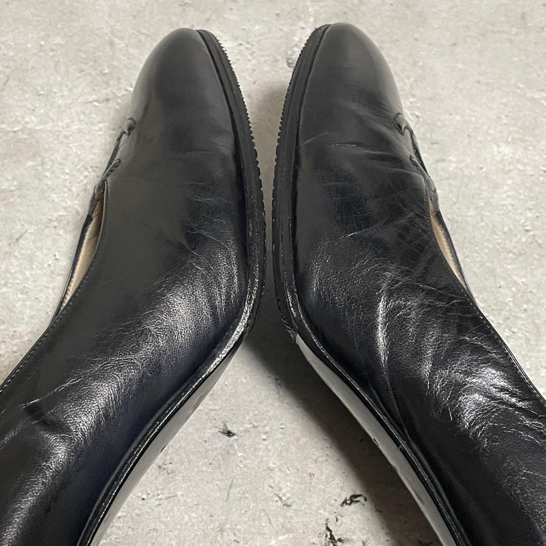 シャネル　CHANEL （35） レザーパンプス　ココマーク　フォーマル　黒