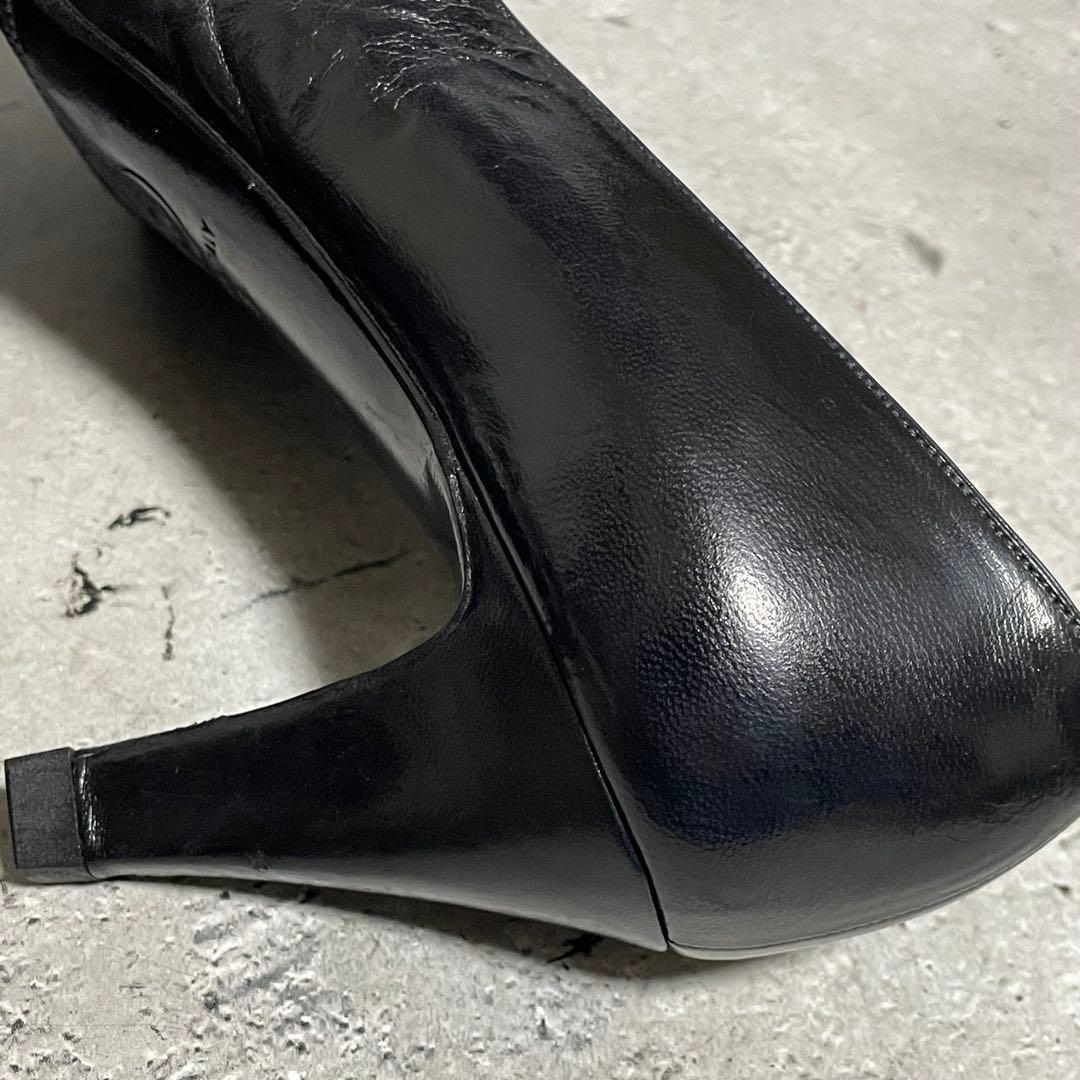 シャネル　CHANEL （35） レザーパンプス　ココマーク　フォーマル　黒
