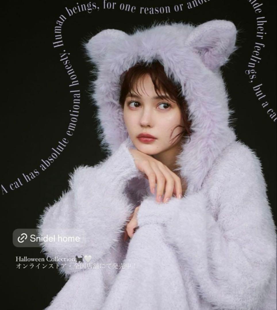 完売色SNIDEL 【Halloween】nekomimiパーカー