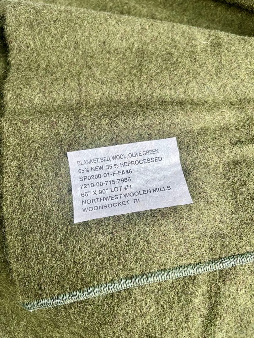 米軍放出未使用品USARMYMEDICAL 軍毛布 ブランケット デッドストック