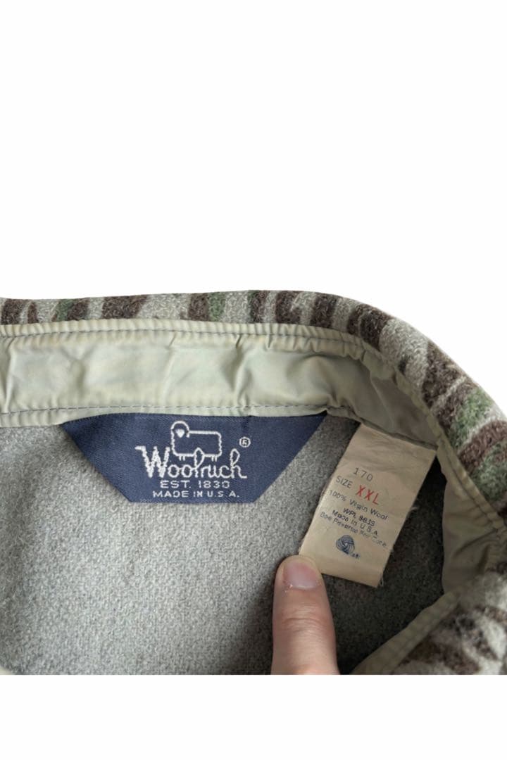 Wool Rich 80s USA製 ”SHADOW BARK\"camo xxl