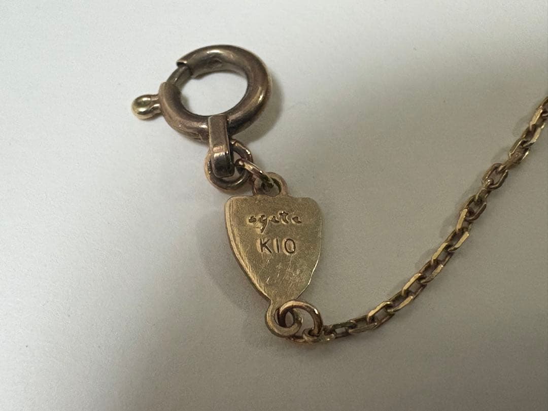 アガット　ラブラドライト10金　ブレスレット