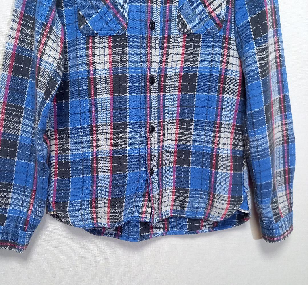 50s 復刻 USA製 FIVE BROTHER ヘビーネルシャツ マチネル L