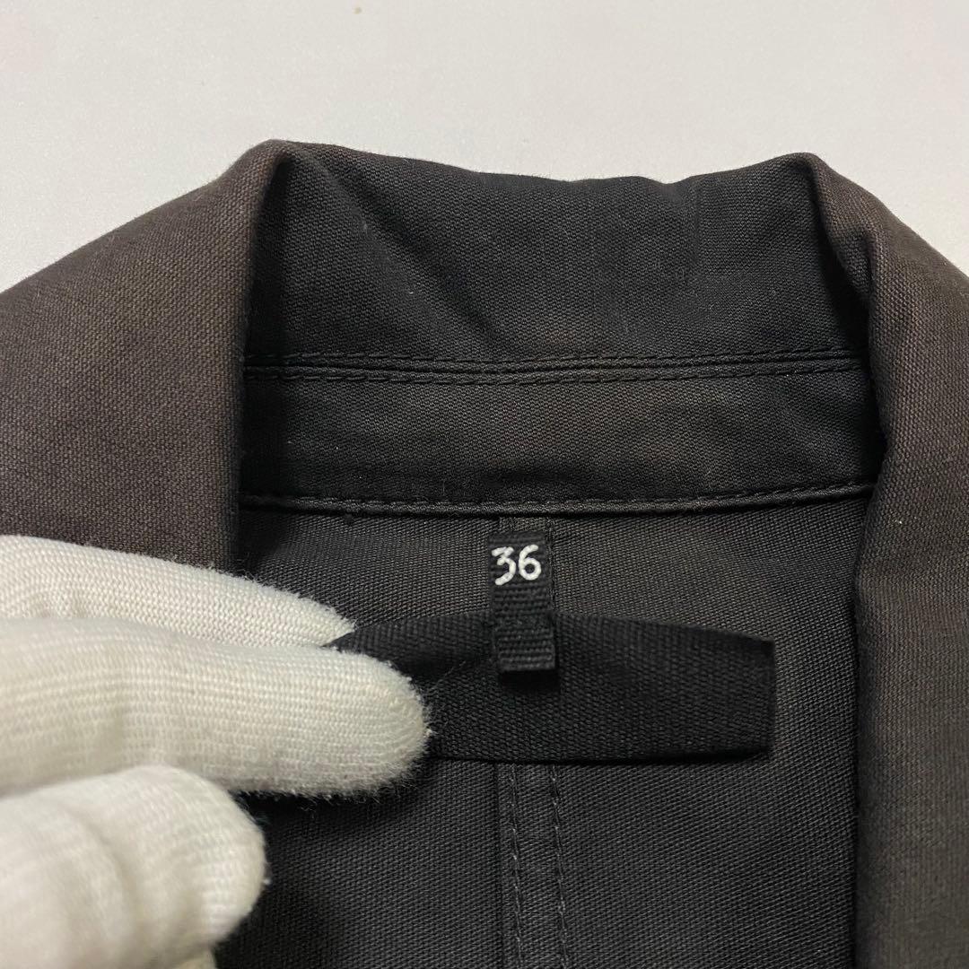 【MM6】ブラック ミリタリージャケット コート