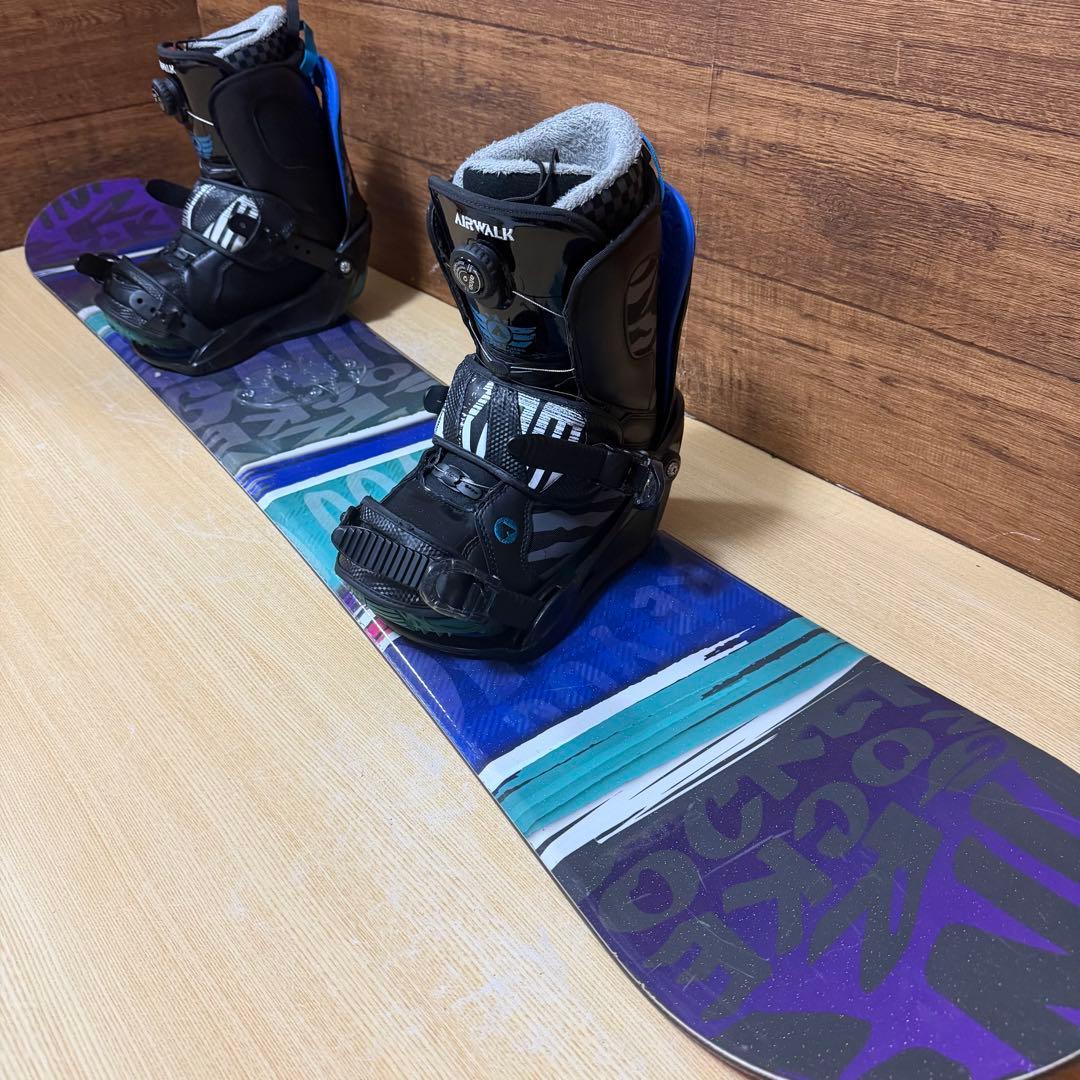 初心者オススメ  IGNIO イグニオ  メンズ  スノーボード 3点セット