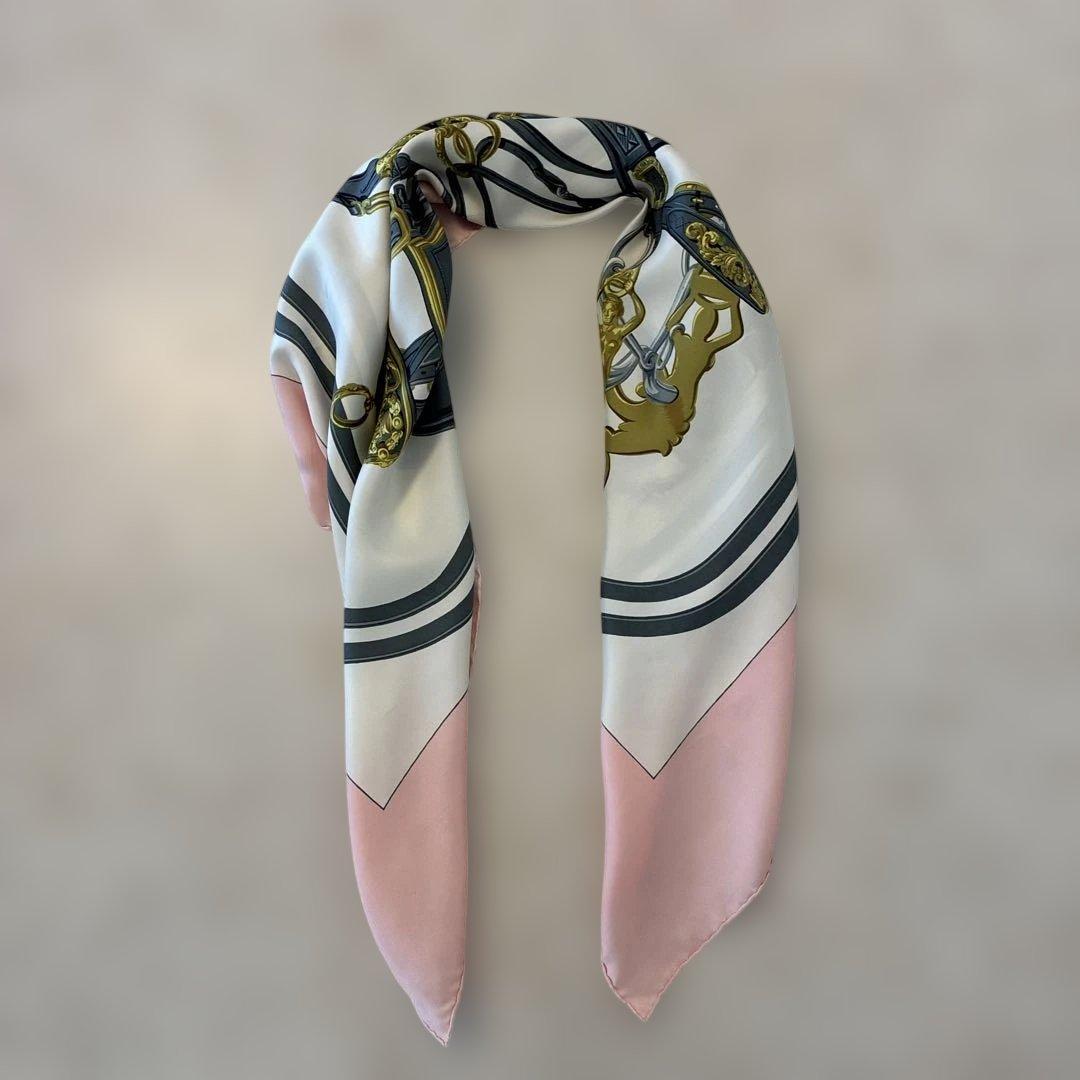 HERMES エルメス カレ90 BRIDES de GALA シルクスカーフ