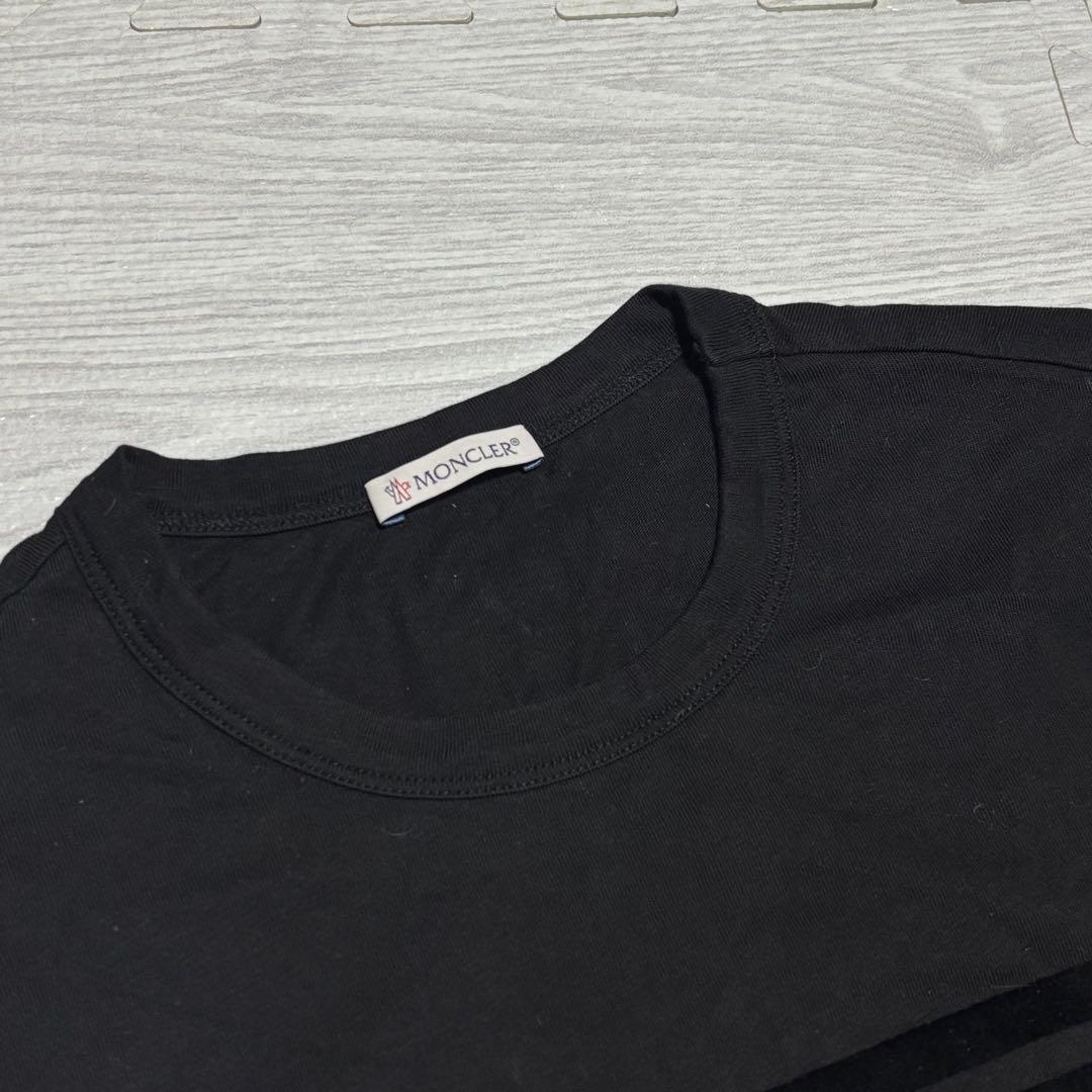 モンクレール　長袖　ロングTシャツ　ブラック　XS