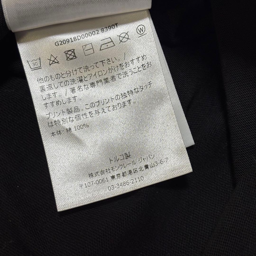 モンクレール　長袖　ロングTシャツ　ブラック　XS