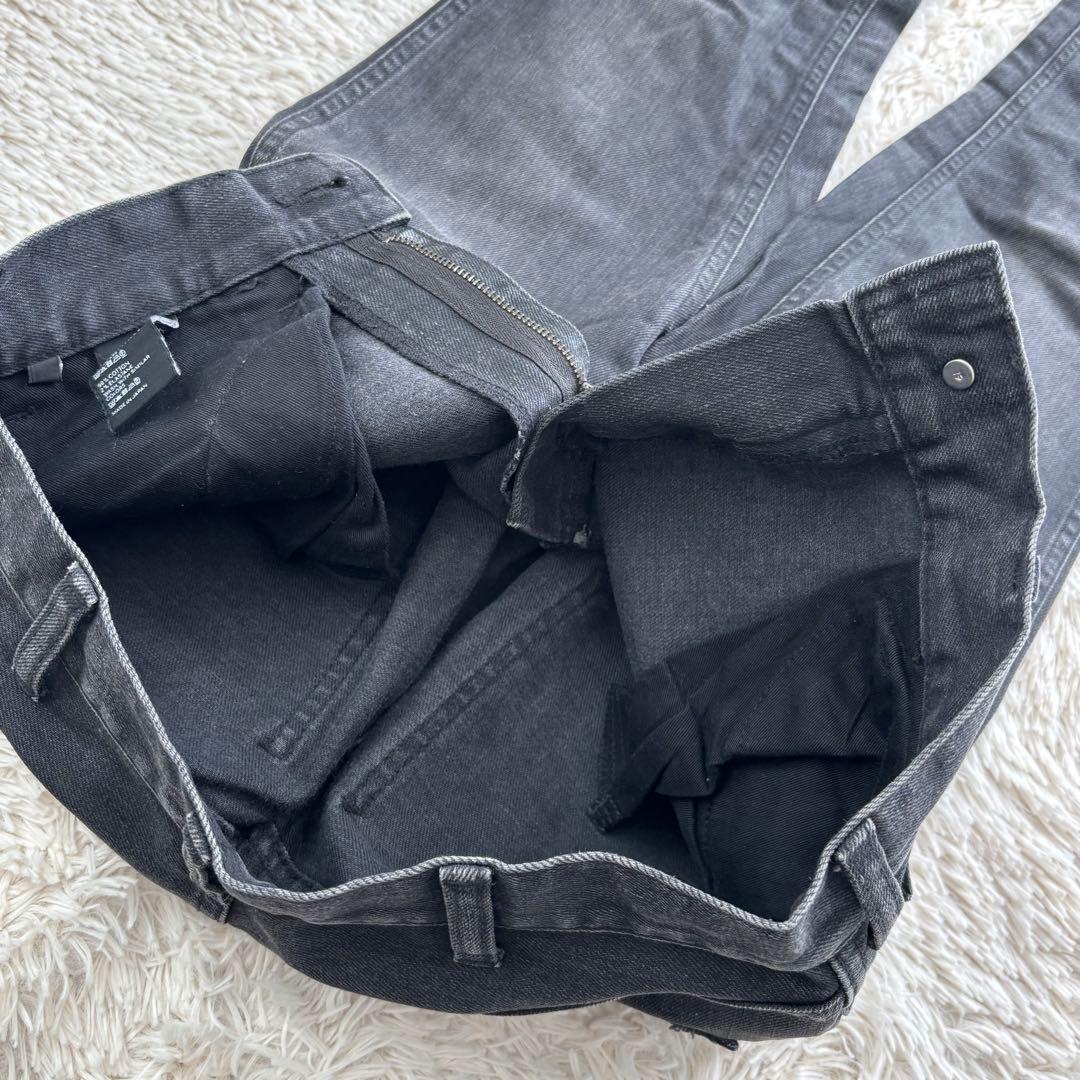 CELINE セリーヌ スキニーデニム 24インチ 黒 ブラック S相当 日本製