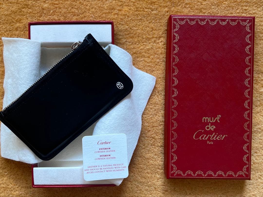 カルティエ Cartier ＆キーケース パシャ 黒 レザー